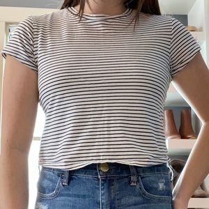 Striped Crop Top